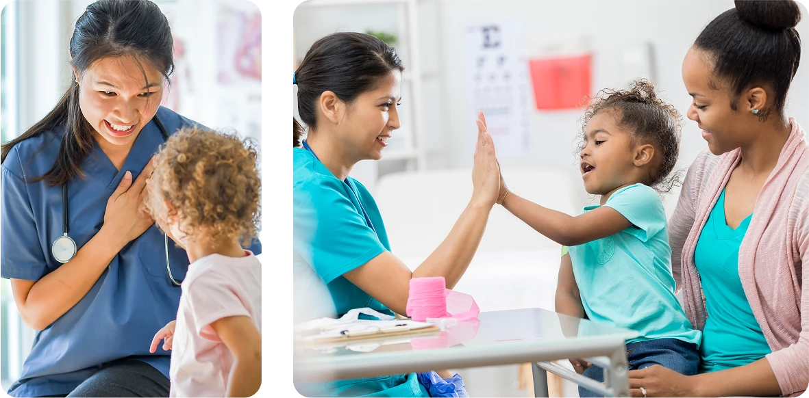 Nurses with Patients